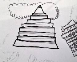Concept Drawing Pyramind